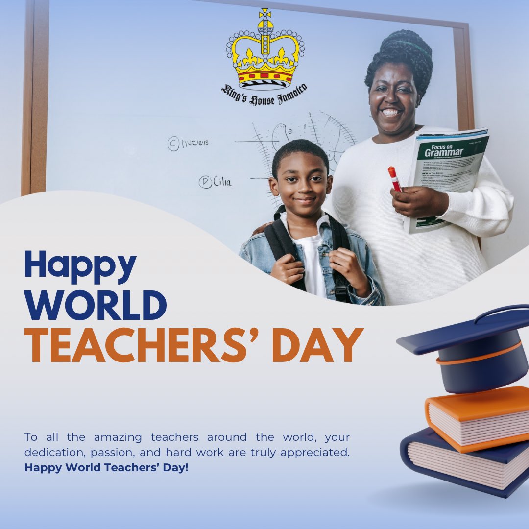 GGSirPAllen's tweet image. To teach is to shape the soul of a nation. On this World Teachers’ Day, we honour the educators who continue to ignite minds and uplift generations. 

In classrooms across Jamaica, our teachers remain a source of inspiration, empowerment, and transformation. Today, we celebrate…