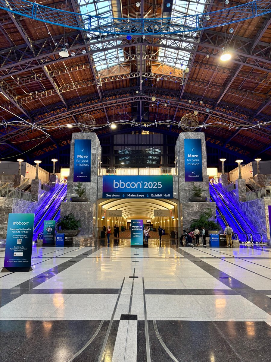 blackbaud's tweet photo. The energy is high as we kick off #bbcon with today’s Pre-Conference workshops—Blackbaud University Day and #bbdevdays Developer. Can’t join us in Philadelphia? Register for a Virtual Pass and livestream the mainstage keynotes from wherever you are: https://t.co/ZTmAhqgTvZ https://t.co/LkDQAhfQHs