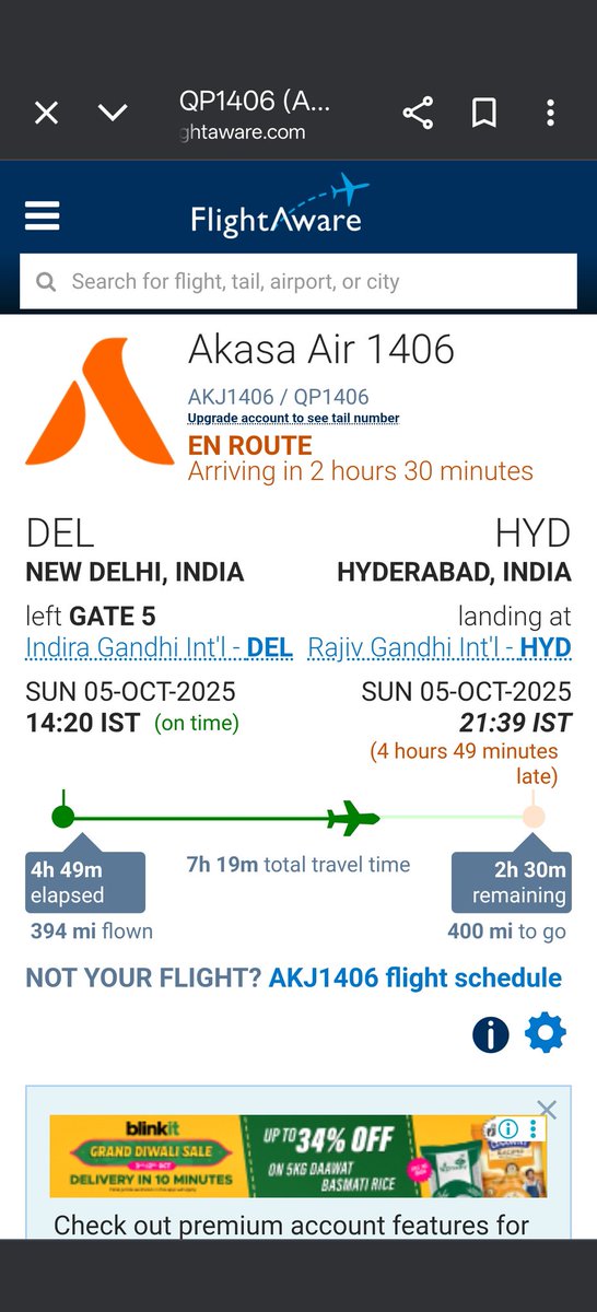 Rhl_verma's tweet photo. Beware.. Indian Railways has tough competition from @AkasaAir in getting late.. While @DGCAIndia Sleeps.. No One to Monitor and Customers at Mercy of the Airlines.. https://t.co/L9ahyhOCKt