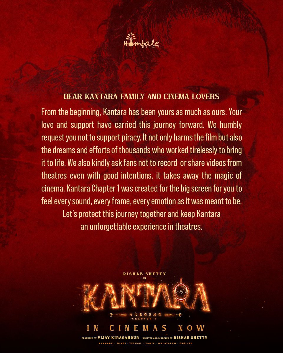 dhiraj632005's tweet image. Please support the movie by watching it in the theatres and not making videos of it and those who&apos;ve done it even with good intentions, shouldn&apos;t be doing this since it harms the tireless efforts being put by each and every crew member as sir made it explicitly clear.