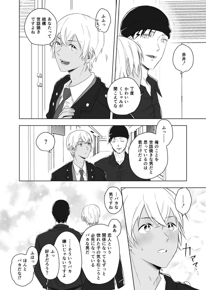 #ゆる赤安ドロライ
再開ありがとうございます!初参加させていただきます🙇🏻‍♀️
第19回お題「世話を焼きたくなる人(子)」
※当然のように合同捜査
※付き合ってる赤安 