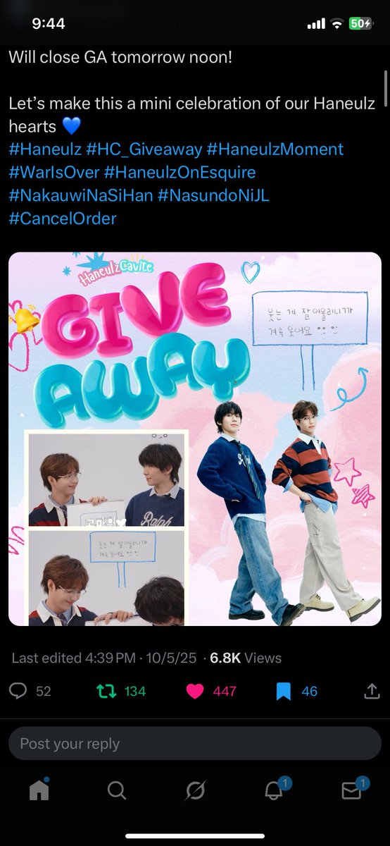 flowe_lle's tweet photo. @HaneulzCavite AAAAAAAAAAAAAAAAH WALA NA PO SA TABLE NO.3 SI PAKKAN
#Haneulz #HC_Giveaway #HaneulzMoment #WarIsOver #HaneulzOnEsquire #NakauwiNaSiHan #NasundoNiJL #CancelOrder https://t.co/XcyLBGvMH6