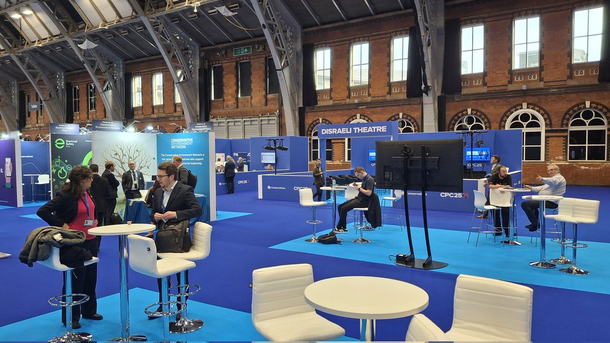 The Conservatives conference is my fourth this year, after Reform, Lib Dems and Labour. I've got to say, this one is feeling uniquely empty

On a Sunday as well, when you'd think more people would be off work and able to come along...