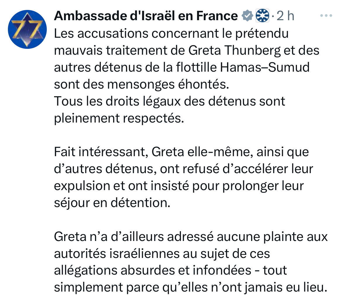 Ben on va quand même attendre sa version avant de vous croire sur parole…