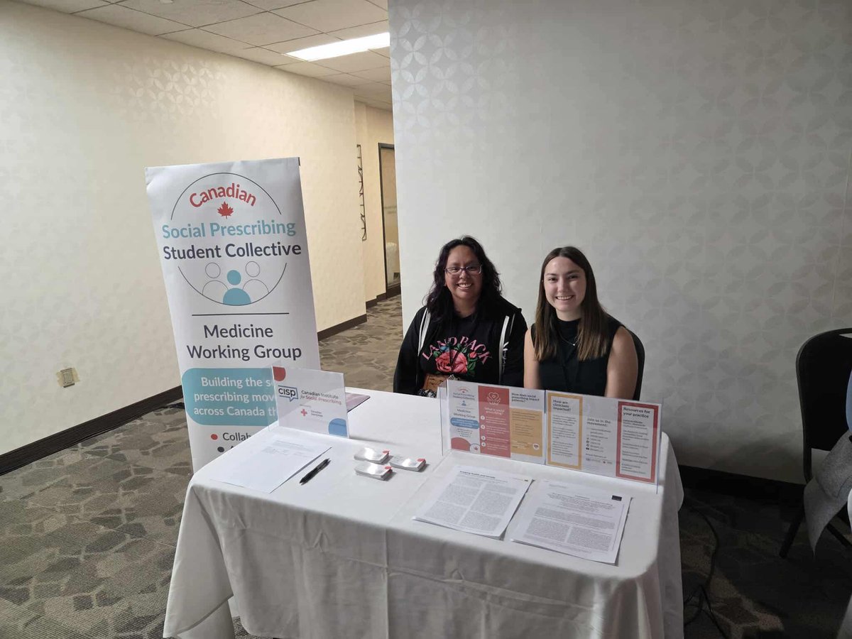 cspsc_ca's tweet image. The CSPSC Medicine Working Group was proud to represent at the @SaskFamilyDocs Conference in Regina! 🩺🌱

We connected with doctors to spotlight the power of #SocialPrescribing in family practice.

Big thanks to Lorynn Labbie &amp;amp; Terri Thunder for their leadership!