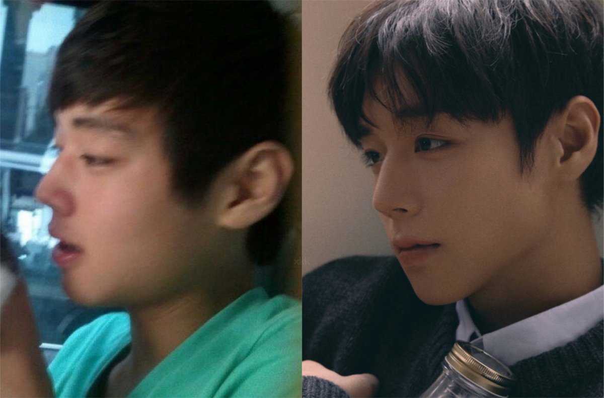 크면서 모습도 눈빛도 변하는데 박지훈은 어케 어릴적 그대로인 것임..