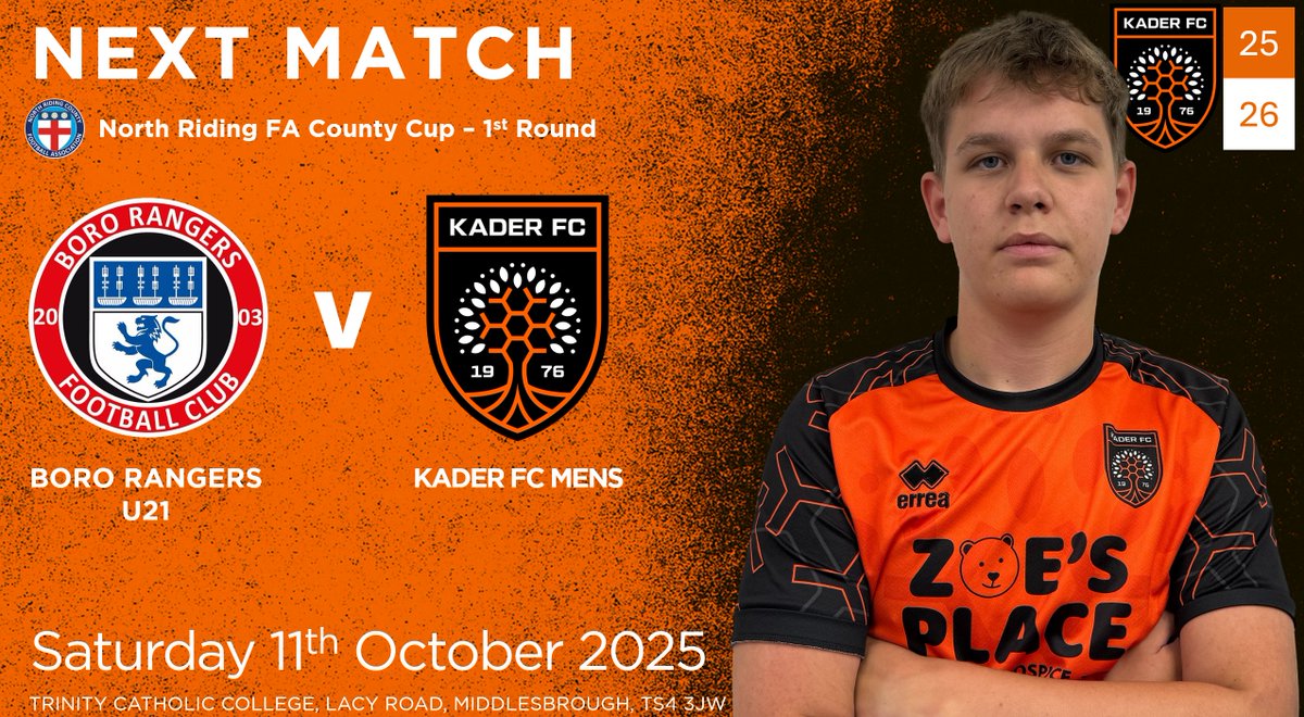 Cup action this week as we travel over to <a href="/BoroRangersU21s/">Boro Rangers U21s</a> for a 1st Round <a href="/NorthRidingFA/">North Riding FA</a> County Cup Fixture. 2PM Kick Off.