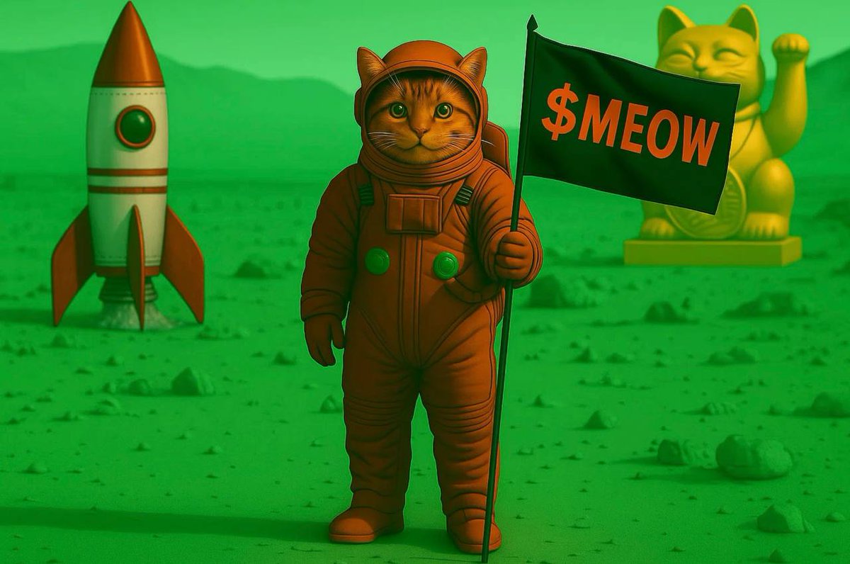abanfo81's tweet photo. @MichaelSuppo @SuppomanCoinSol 

🚀🐾 This is where $MEOW belongs — outta this world and straight to the 🌕!
The Mc’s got the map, the rocket’s ready, and we’re not stopping till we land on CATurn 🐱✨
#MEOW #ToTheMoon #SpaceCat https://t.co/bjSui6ErBZ
