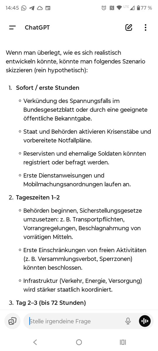 Freiheitsliebee's tweet image. Wenn die Friedlichen nicht laut werden gibt es ein Desaster! #Spannungsfall