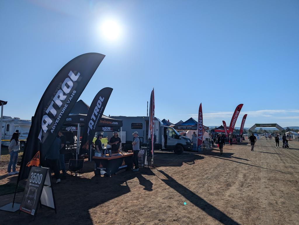 Currently at the overland expo in Virginia. I don't know why there aren't more companies customizing overland rigs with the <a href="/cybertruck/">Cybertruck</a>. 

It makes perfect sense. You already have your batteries, 50 amp, and the vehicle drives itself from place to place. 

I would never want to