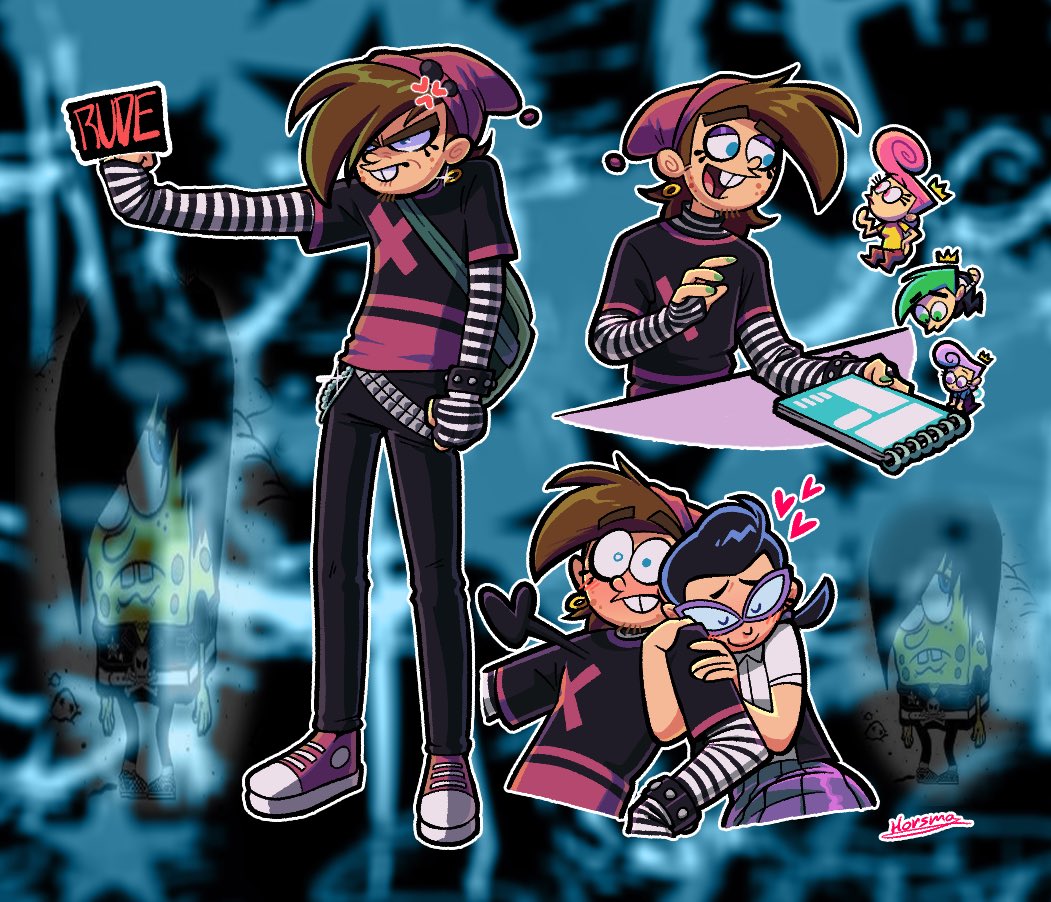 Emo Timmy Turner cuz bro you know he would.