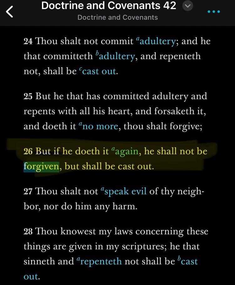 CLURT1847's tweet photo. Sorry @PatrickKearon the word of God (D&C) says otherwise.
#GeneralConference
#TrueDoctrine! https://t.co/fZ5Z6bdv1O