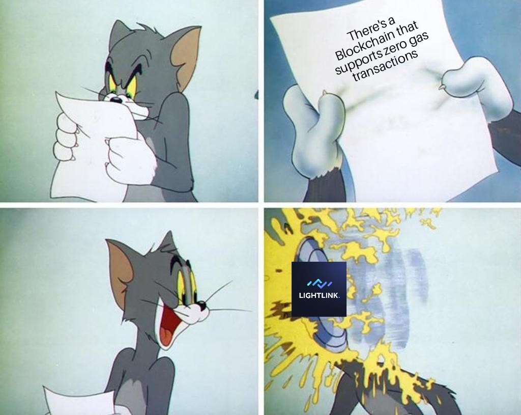 Akimistuu's tweet image. Lightlink here, Lightlink there, Lightlink everyone.

Welcome to the gasless economy with @LightLinkChain 

Already enjoying the tech, why haven&apos;t you started?

Join and follow @LightLinkChain for more updates.

#DiscoverPossible