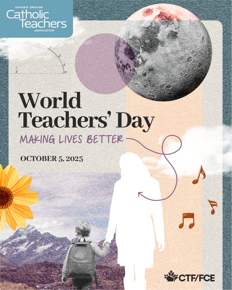 We celebrate Catholic elementary teachers who answer the call to serve through education. Your faith &amp; compassion guide students not only in their learning, but also in growing as people of hope, kindness &amp; justice.
💙🍎
#WorldTeachersDay #CatholicTeachers #WindsorEssexElementary