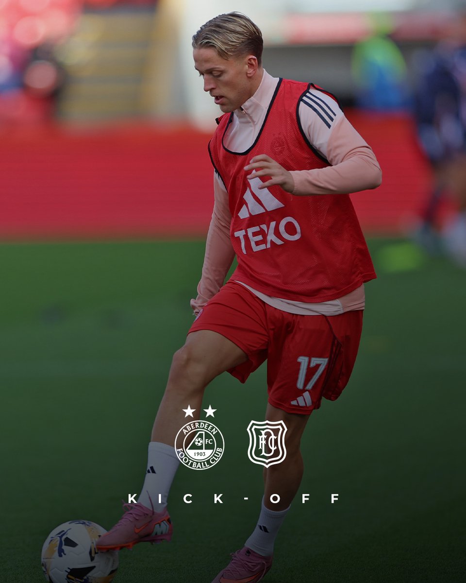 01' Underway.

Come on Aberdeen!

🔴 0-0 🔵