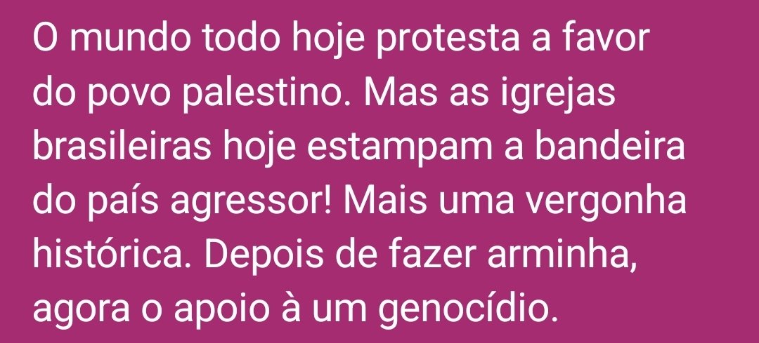 Concordam com meus status?