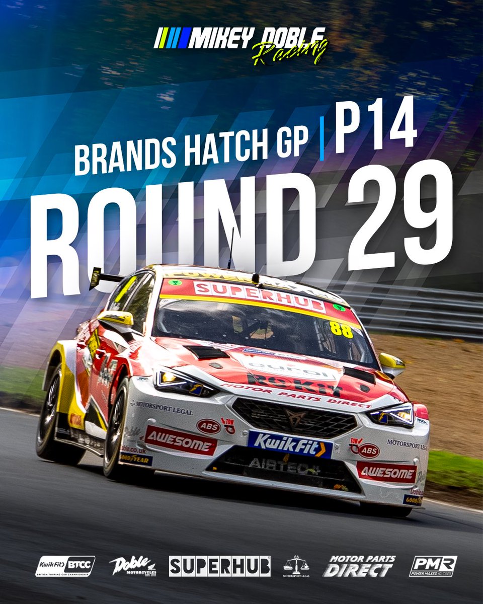 MikeyDoble's tweet image. A P14 and 8 points from the top of the Independent Championship going into the final race of the season!

@DobleHonda @LegalMotorsport @UKPMR @BTCC 

#BTCC #88ARMY #Motorsport #PMR #SUPERHUB