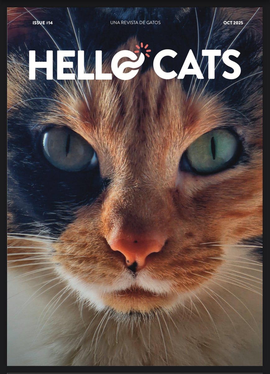 Número 14 de Hello Cats.
Edición tricolor. Gratuita, didáctica, felina.
Descargala y entrá en el universo más completo sobre gatos.

👉 bit.ly/HelloCats14