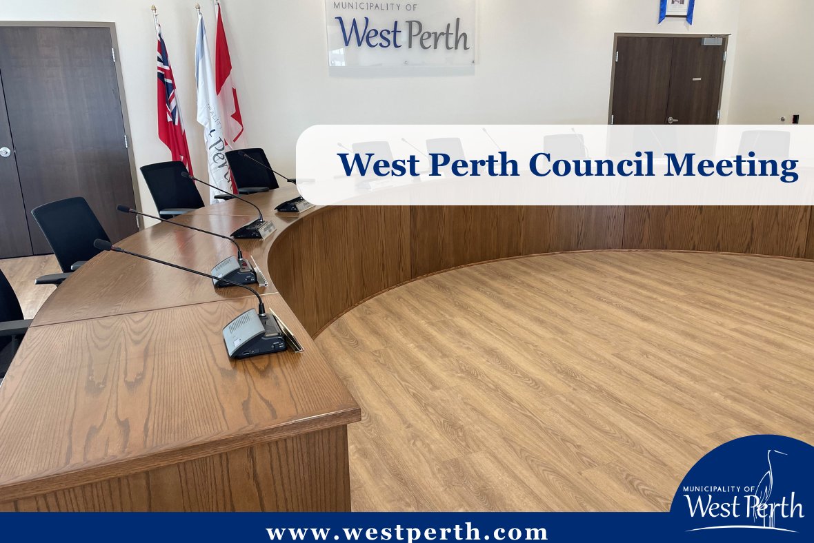 West Perth Council Meeting
📅 Monday, October 6th
🕖 7:00 pm
📍Council Chambers- West Perth Municipal Office
youtube.com/channel/UClwF2…