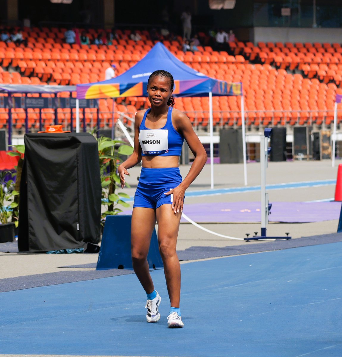 MEIYSAC_Namibia's tweet photo. 🇳🇦 Congratulations to Johanna Benson!
She’s through to the Women’s 200m T37 Final at the World Para Athletics Championships in India with a Season’s Best of 30.50s! 

15 years after winning bronze in Delhi, she’s still making Namibia proud! 🙌
#TeamNamibia #ParaAthletics https://t.co/rVF74buXo3
