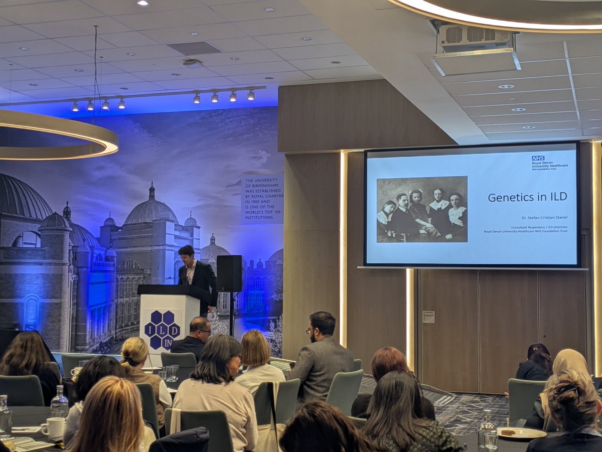 Next up in our afternoon session, its Dr Stefan Stanel. Dr Stanel is discussing the role of genetics in ILD. Familial ILD is often poorly understood or overlooked, how can we improve our understanding and awareness?