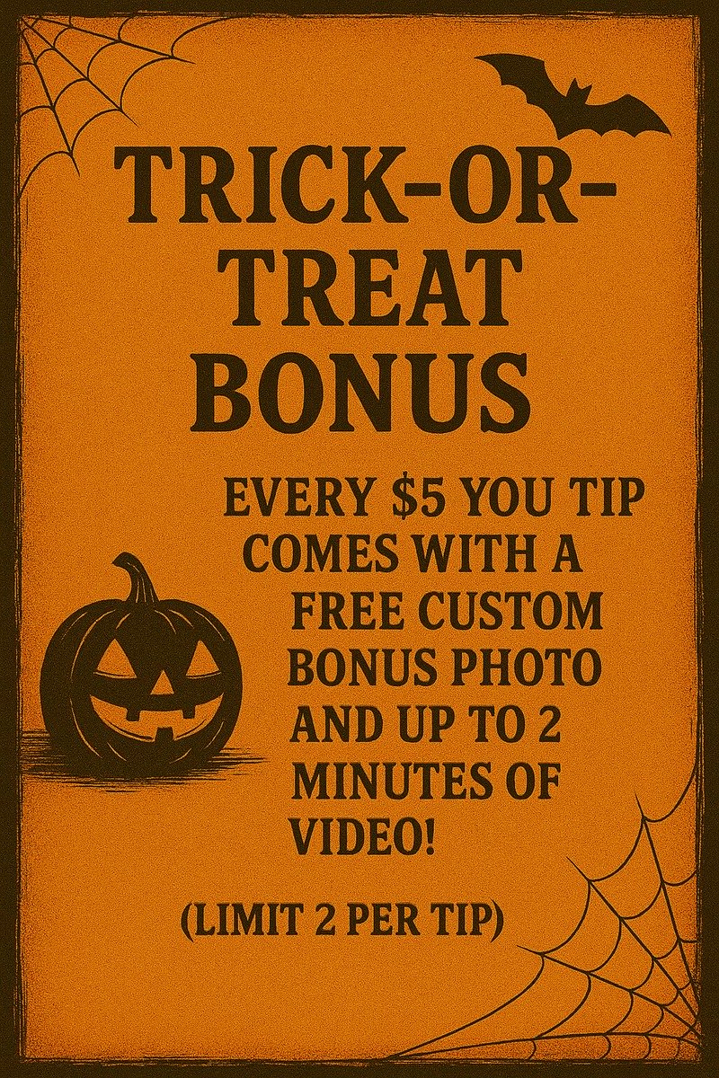 NeonPrincessXXX's tweet image. Spooky season = special deals 👻✨

Catch all my October surprises on 

Snap 👉 n3onpr1nc3ss

beacons.ai/neonprincessxxx