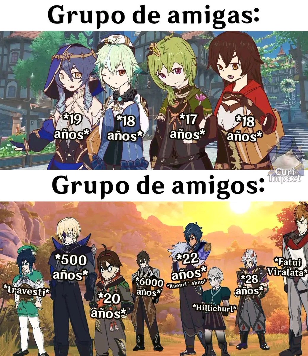 Games4ndChill's tweet photo. Confirman el Grupo de Amigos?? 👀🤣

#GenshinImpact #Genshin #Nodkrai https://t.co/w4LYmbmsqy