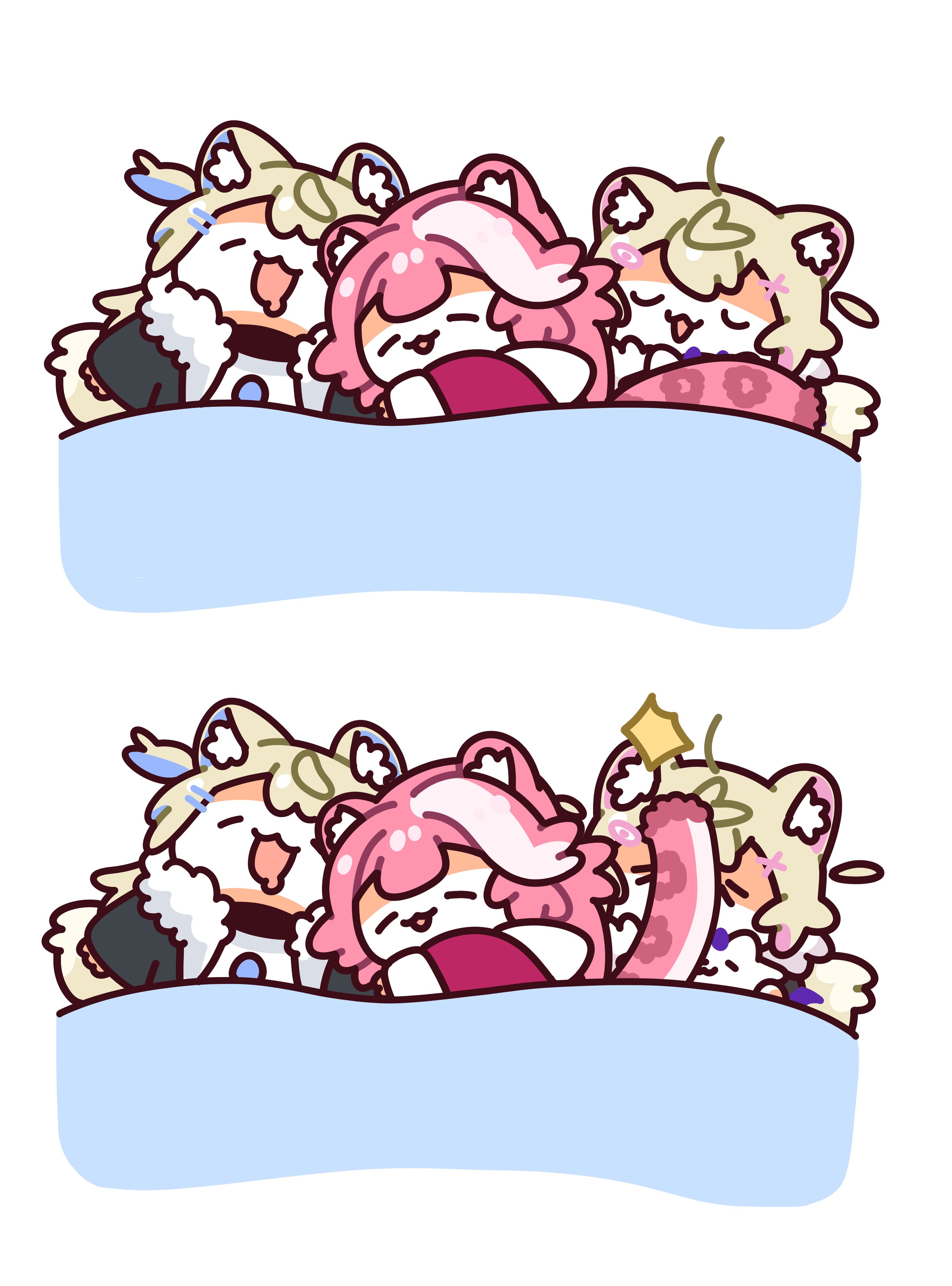 ふわもこ クツワ クツワ 筆箱 両面 コンパクト ふわもこあにまるず SF028