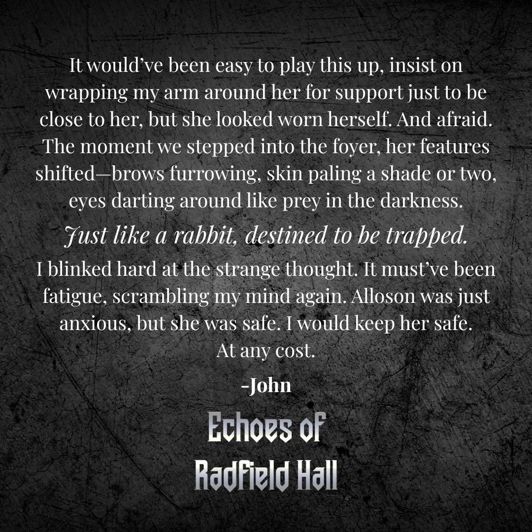 HLCarter_Author's tweet image. Sunday snippets! ECHOES OF RADFIELD HALL is dual POV, so here are snippets from both main characters (Alloson and John).
#sundaysnippet #writingcommunity