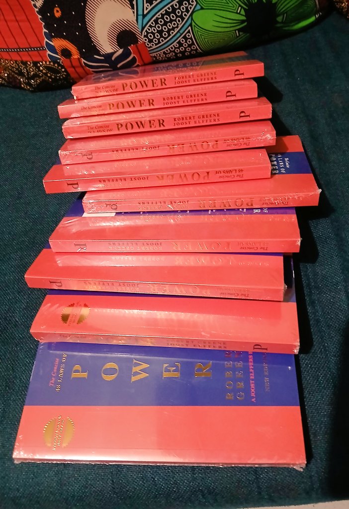 Ofa ya wikiendi. 

The concise 48laws of power 
Tzs 10,000

0752750830