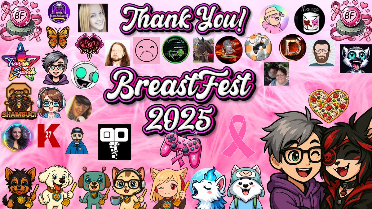 No matter how small you think your contribution was to this event, it was HUGE to me!
THANK YOU!!
Even if we made 1 person check themselves or their loved ones, we succeeded, the amount we raised, we succeeded, coming together we succeeded!!
All love and support!
🩷🩷🩷