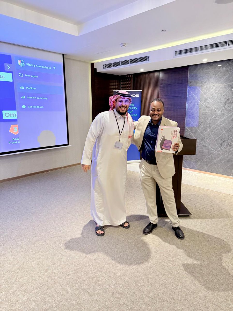 سعدنا بمشاركة عملائنا في فعالية الرؤية النافذة وسوفوس، يوم مميز جمعنا فيه نقاشات قيّمة حول أحدث حلول الأمن السيبراني 🔒
We were delighted to meet our clients at the ClearVision &amp; Sophos event, a remarkable day filled with valuable discussions on the latest cybersecurity solutions