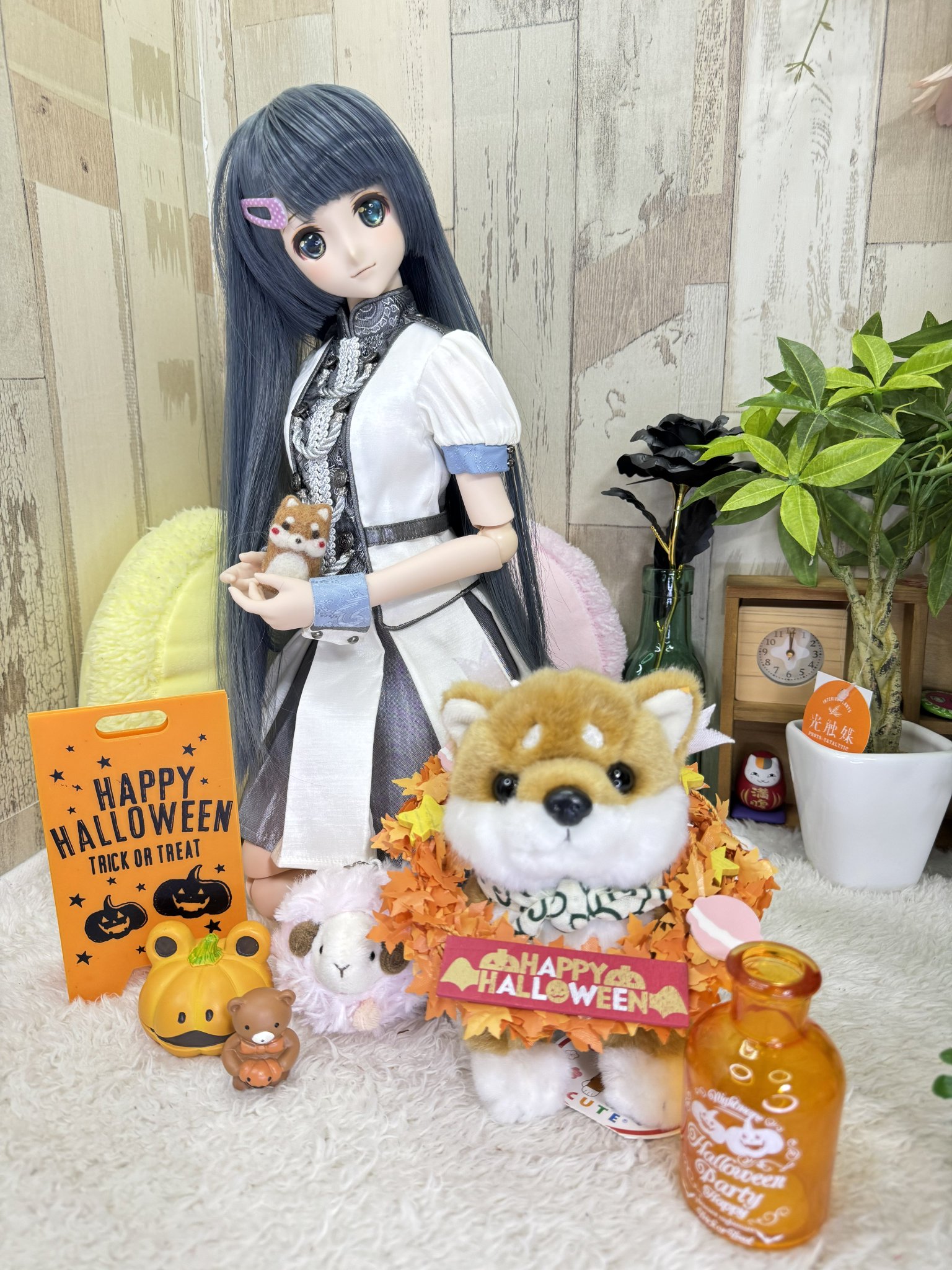 TSKお座り天使のくまちゃん オルゴナイト ルビー純銀ゴールド入 Happy