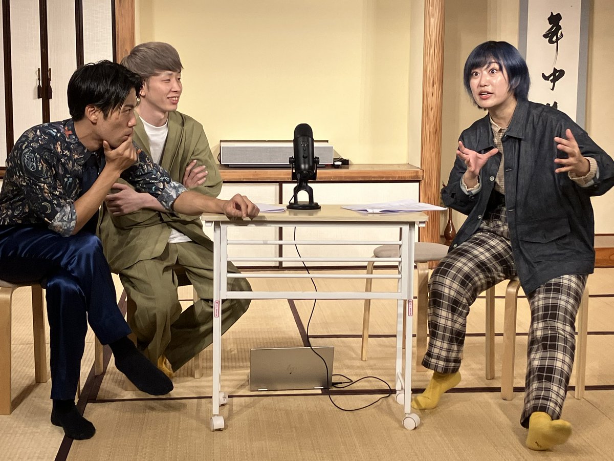 nc_beretchan's tweet image. 口撃戦。北村さんがお着替え中に百恵のDM事情を聞くクボさん。

(過去を振り返るマエノさん)
#灰まで