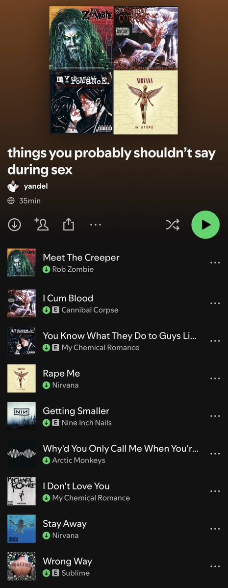 Weird Spotify Playlists (@spotifyweird) on Twitter photo 