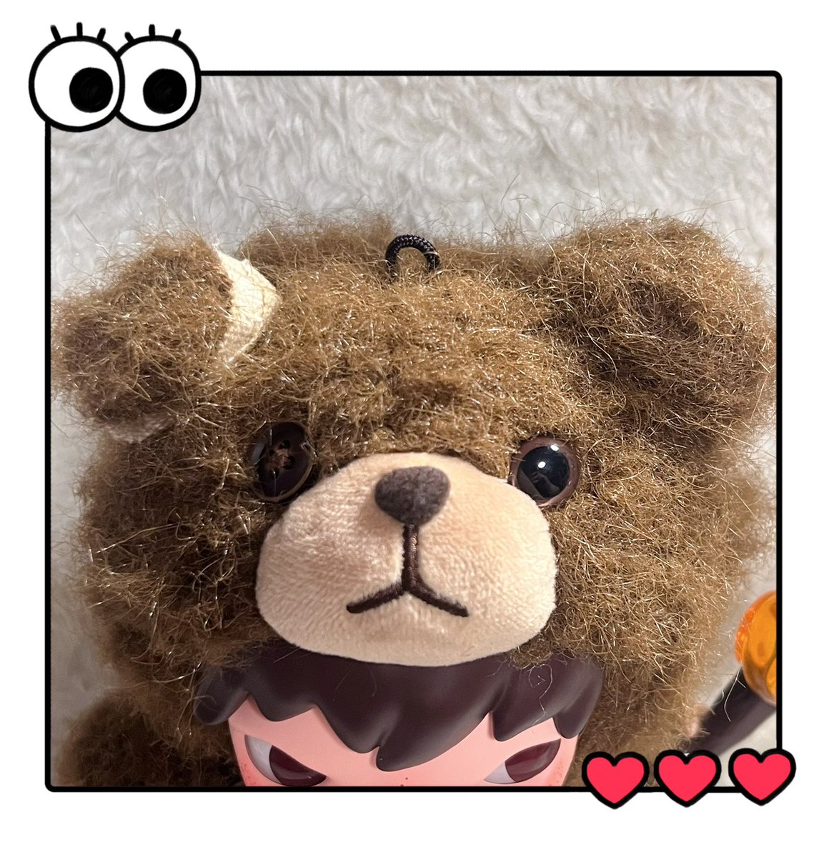 ( *¯ ꒳¯*)ﾑﾌﾌ

これは…ｷｬﾜだね♡

昨日の今日でもう届いた！！！

頭の上に輪っか付いてるよ😆