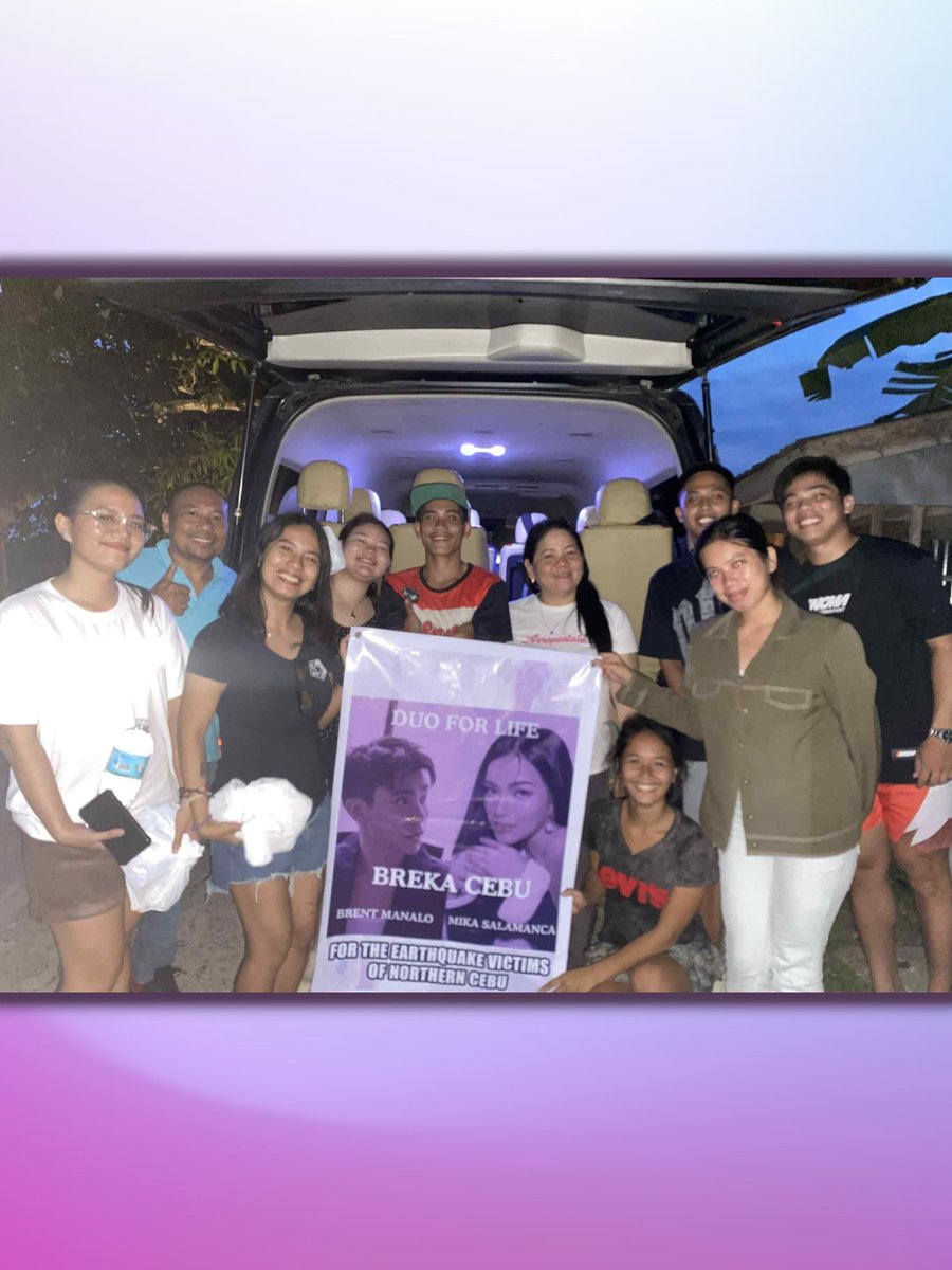 Chismenties's tweet photo. In Collab w/ @teambrekaofc and BreKa Cebu(Fb). All i wanted to say was thank you for making this happen.

We were able to distribute relief goods in:
📍 Brgy. Tagnucan, Borbon
📍 Brgy. Mangase, Borbon
📍 Brgy. Biasong, Tabogon

@mikslmnc @brentymanalo i hope we make you proud. 💜 https://t.co/AWU14grAnf