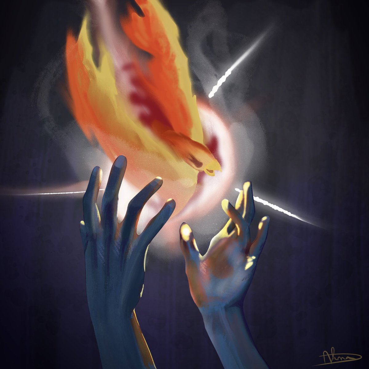 Alina_mkp's tweet photo. Jour 5 - Invocation ❤️‍🔥🐦‍🔥

#doftober #dofus #ankama #wakfu https://t.co/XYnaT8SGUa
