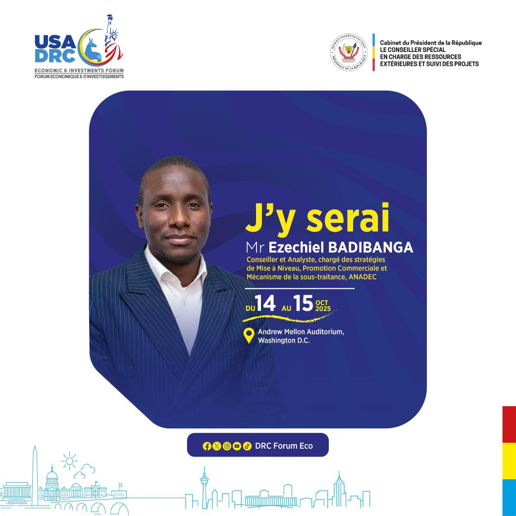 drcforumeco's tweet photo. USA-DRC Forum, Rendez-vous au Andrew Mellon Auditorium,  du 14 au 15 Octobre, à Washington DC. See you there! #DRCforumeco #USADRC2025 #InvestinDRC #USA #Washington #Kinshasa #DRC #WashingtonDC #Economicforum  #investments https://t.co/34aVsU2fnQ