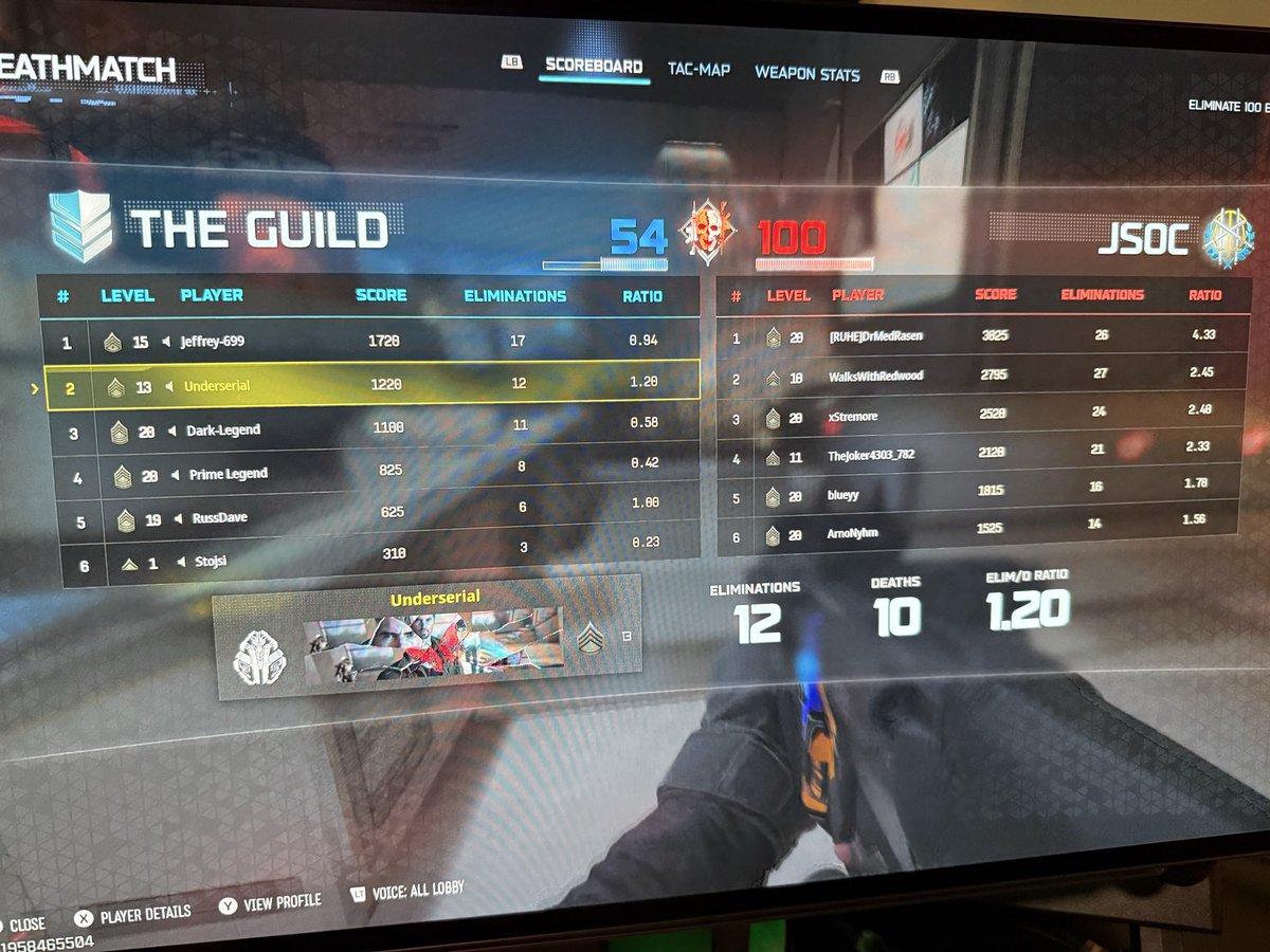 Underserial (@underserial) on Twitter photo Was soll das ? Matchmaking so schlecht ! #BlackOps7 Was soll das ? Matchmaking so schlecht ! #BlackOps7