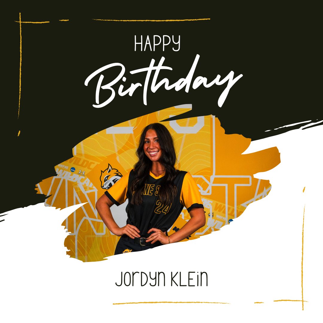 WSCWildcatSB's tweet photo. HUGE birthday shoutout to you, @_jordynklein_ !! We hope you have a great day 🥳 https://t.co/uZ1eGC38aI