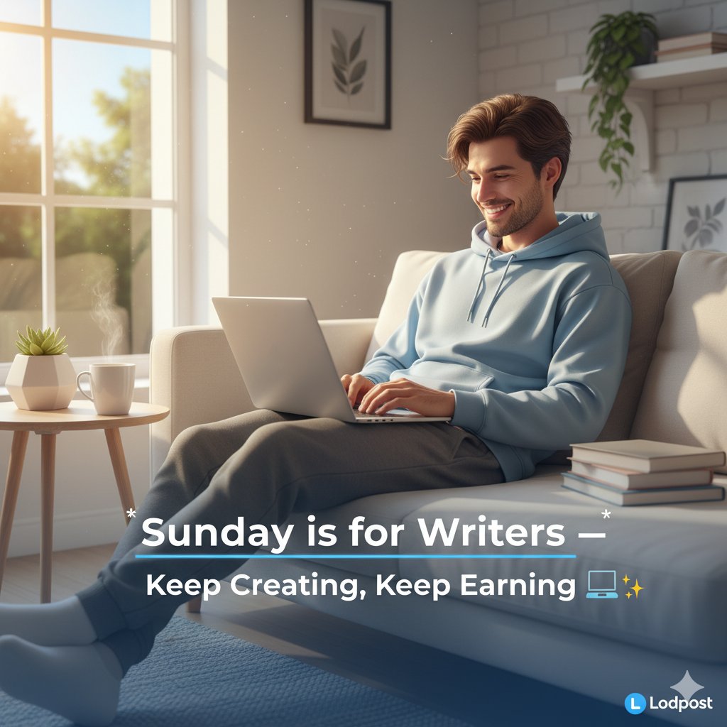 lodpress's tweet photo. 🌞 Sunday Motivation for Lodpost Writers ✍️

It’s another fresh day to create, inspire, and earn!
While others scroll, you’re building something valuable, one article at a time. 💻✨ https://t.co/ChpA7XvSL6 https://t.co/n7ocObhofe