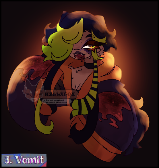 HZLLXFOX's tweet photo. Goretober day 2 + 3, puppet and vomit
(Guess who has to play catch up)
#art #oc #digitalart #ocart #goretober https://t.co/FxjBVOwVIY