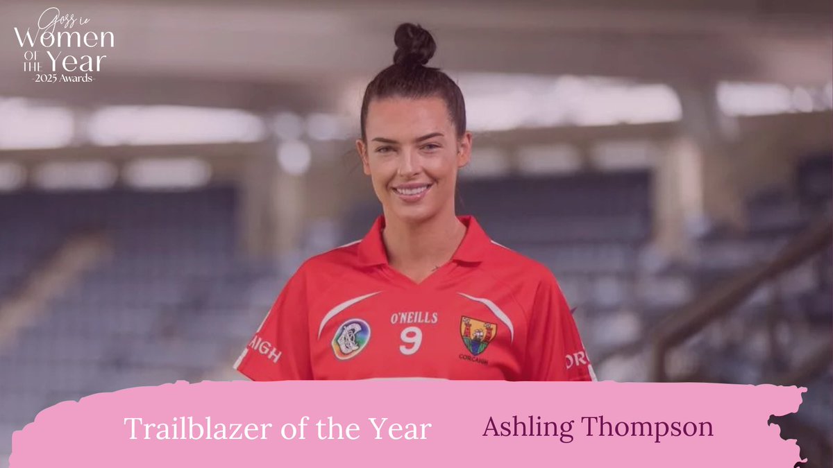 <a href="/mariecrowe/">Marie Crowe</a> <a href="/Loc_Enterprise/">LocalEnterprise.ie</a> <a href="/Nuala_Woulfe/">Nuala Woulfe</a> <a href="/Google/">Google</a> The winner of Trailblazer of the Year at the Goss.ie Women of the Year Awards 2025 is… <a href="/AshlingThompson/">Ashling Thompson</a> ✨

#GossWOTY25 #GossWOTY