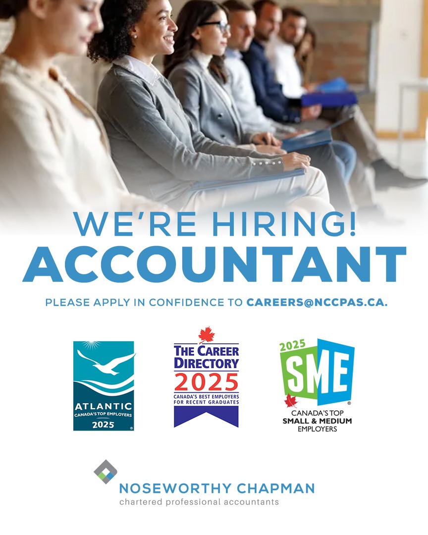 We’re Hiring: Staff Accountant

As part of our full-time team, you'll enjoy the benefits of a hybrid work schedule, competitive pay, and professional development support.

Apply in confidence today: careers@nccpas.ca 

#NoseworthyChapman #WeAreHiring #StaffAccountant