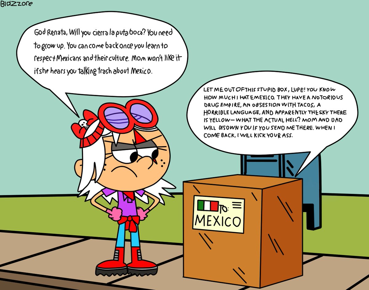 #theloudhouse #theloudhousefanart Lupe and Renata Loud by @masuarez0899. Lupe banished her younger sister to Mexico for hating that country. Will Renata stop hating Mexico and learn to embrace her culture, or will she continue to resist?