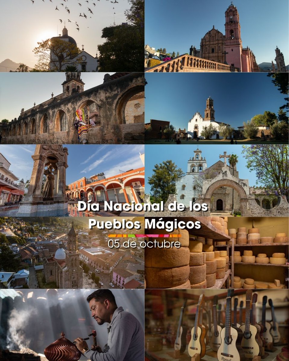 Hoy celebramos el Día Nacional de los Pueblos Mágicos y en Michoacán tenemos el orgullo de contar con 10 destinos llenos de historia, cultura y tradición:
Pátzcuaro, Cotija, Santa Clara del Cobre, Tlalpujahua, Paracho, Angangueo, Jiquilpan, Cuitzeo, Tacámbaro y Tzintzuntzan.
Cada