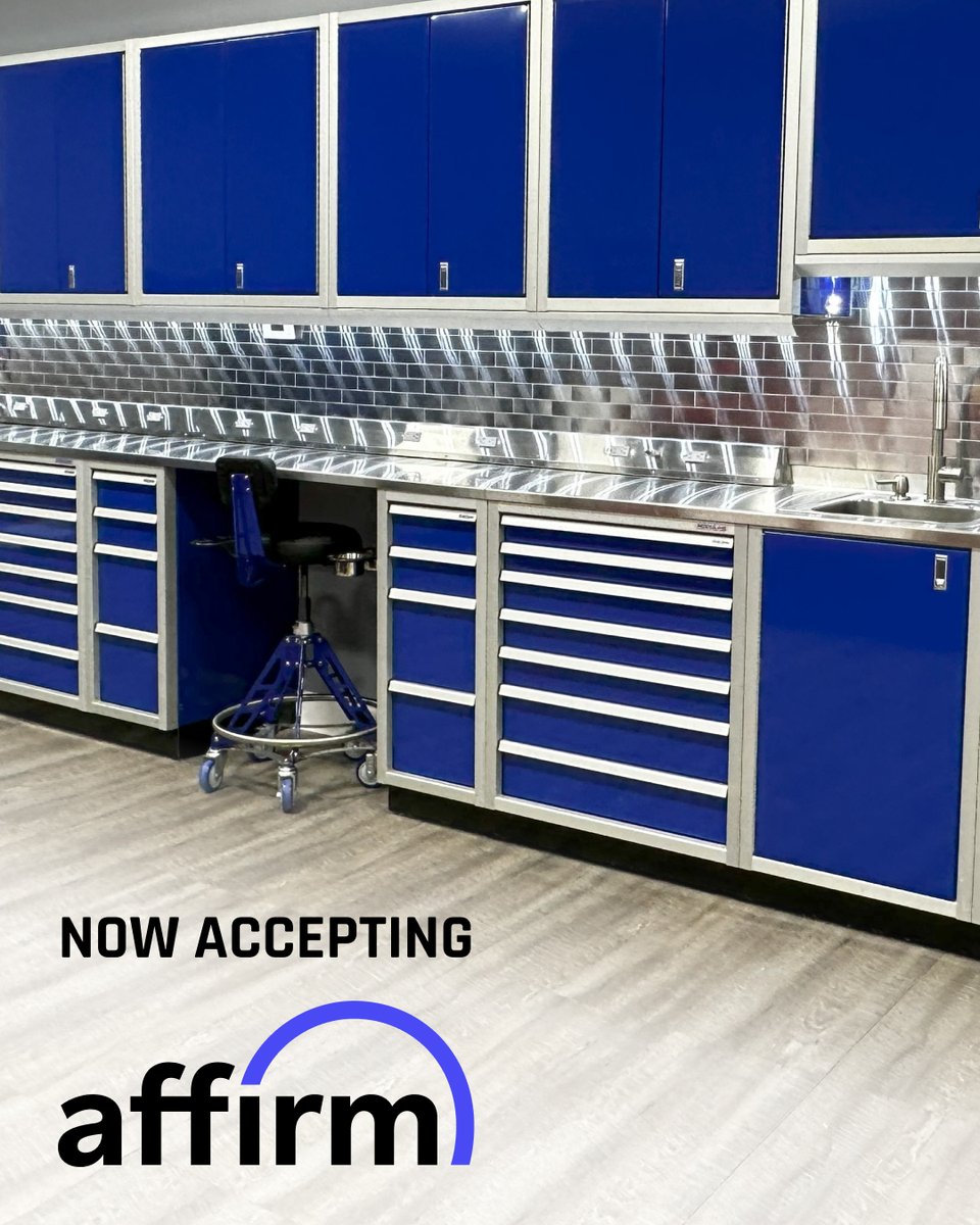 ModulineCabinet's tweet image. Financing made simple. ✅
Moduline Cabinets now offers Affirm at checkout—making it easier than ever to invest in the aluminum cabinets built to last a lifetime.
Your space, your system, your terms. Subject to eligibility. See lending terms at affirm.com/disclosures.