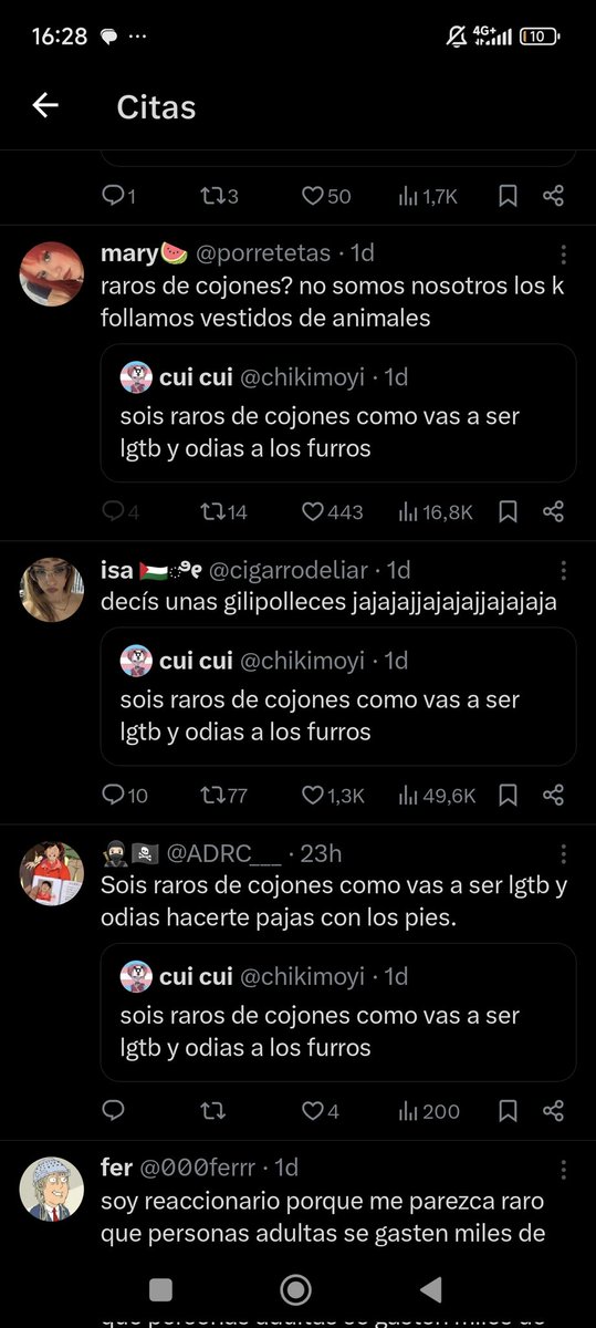 "cigarrodeliar" "porrotetas" "princesadelsur" hay que ****** a todas las tiasxulisimas™