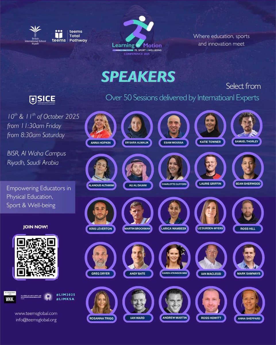 sauditimes_en's tweet image. 🌍🏅 The future of sport &amp;amp; education is here!
#LearningInMotion2025 kicks off at BISR Riyadh with 25 speakers &amp;amp; 50+ sessions — and #SaudiTimes will be there covering it all! 🎥✨

#SportsInnovation #EducationExcellence